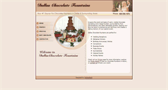Desktop Screenshot of dallaschocolatefountains.com